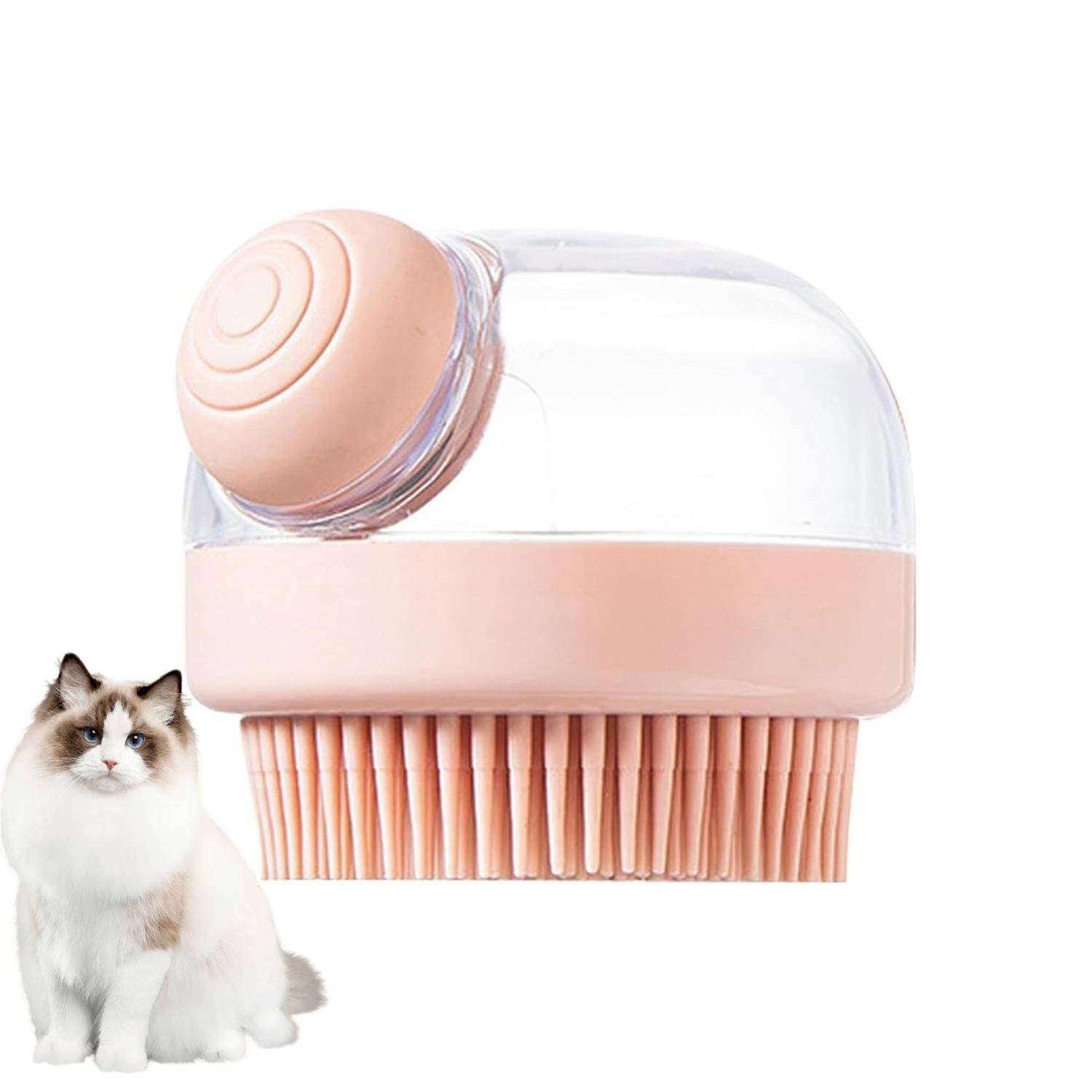 DtopbuyAge - Brosse de Bain pour Chien/Chat - Distributeur Intégré DtopbuyAge - Image 1