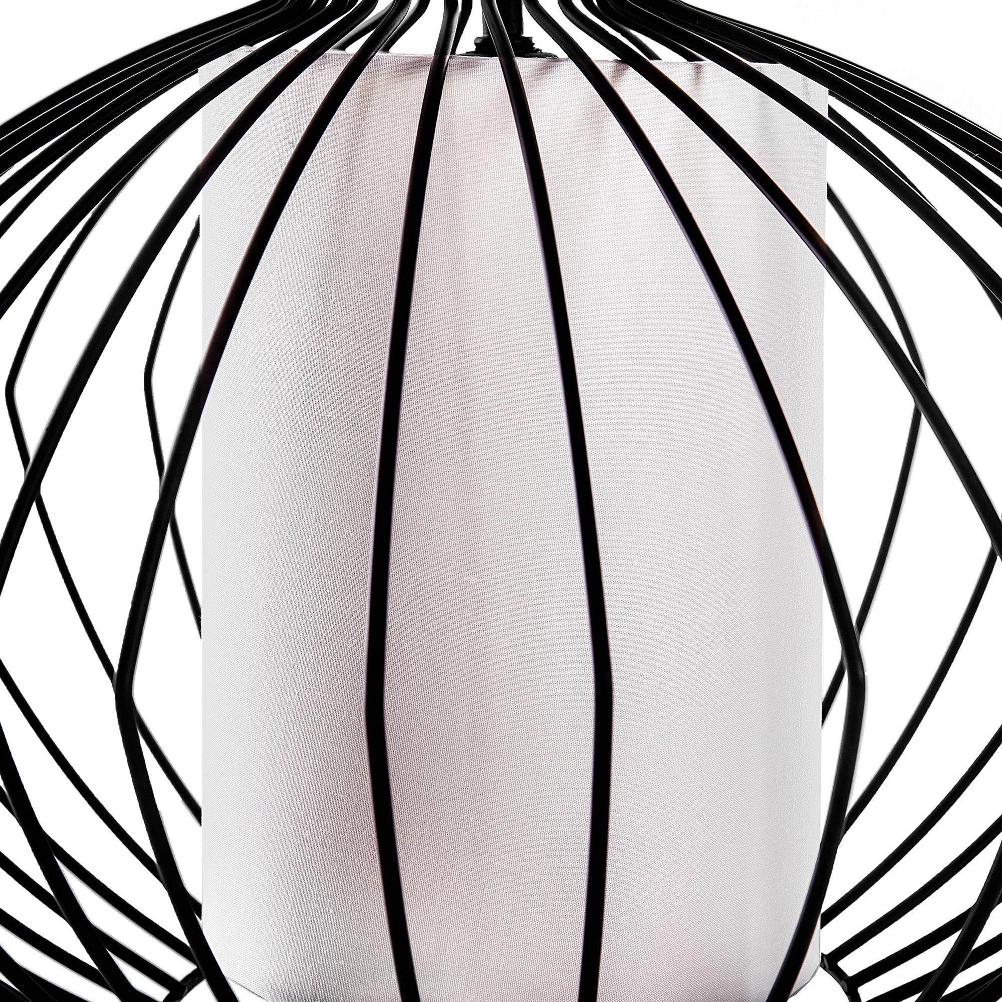 Beliani - Lampe suspension Métal Noir KOLVA - 40x40x110- Beliani - Image 8