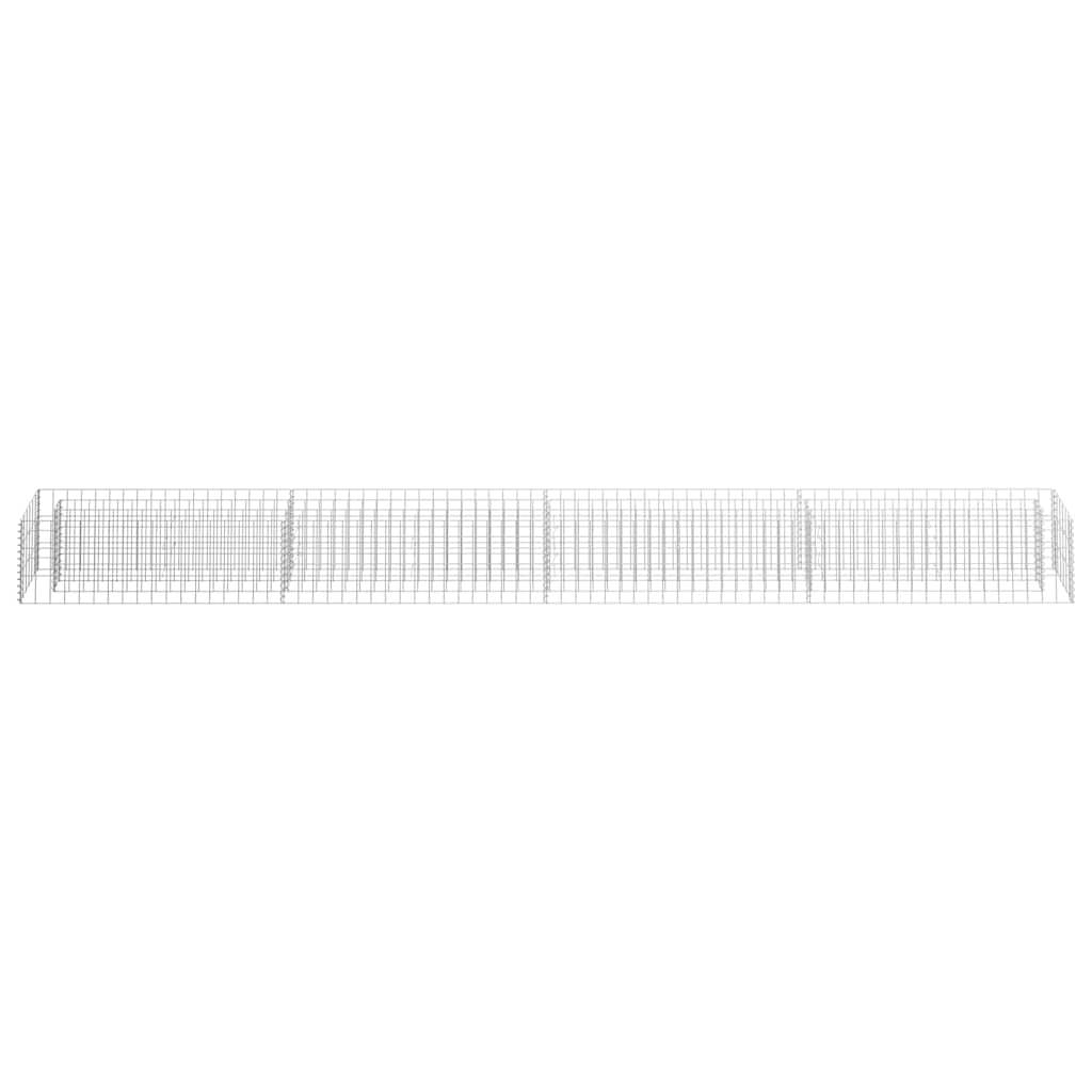 Vidaxl - Lit surélevé à gabion Acier galvanisé 360x30x30 cm vidaXL 145641 - Image 5