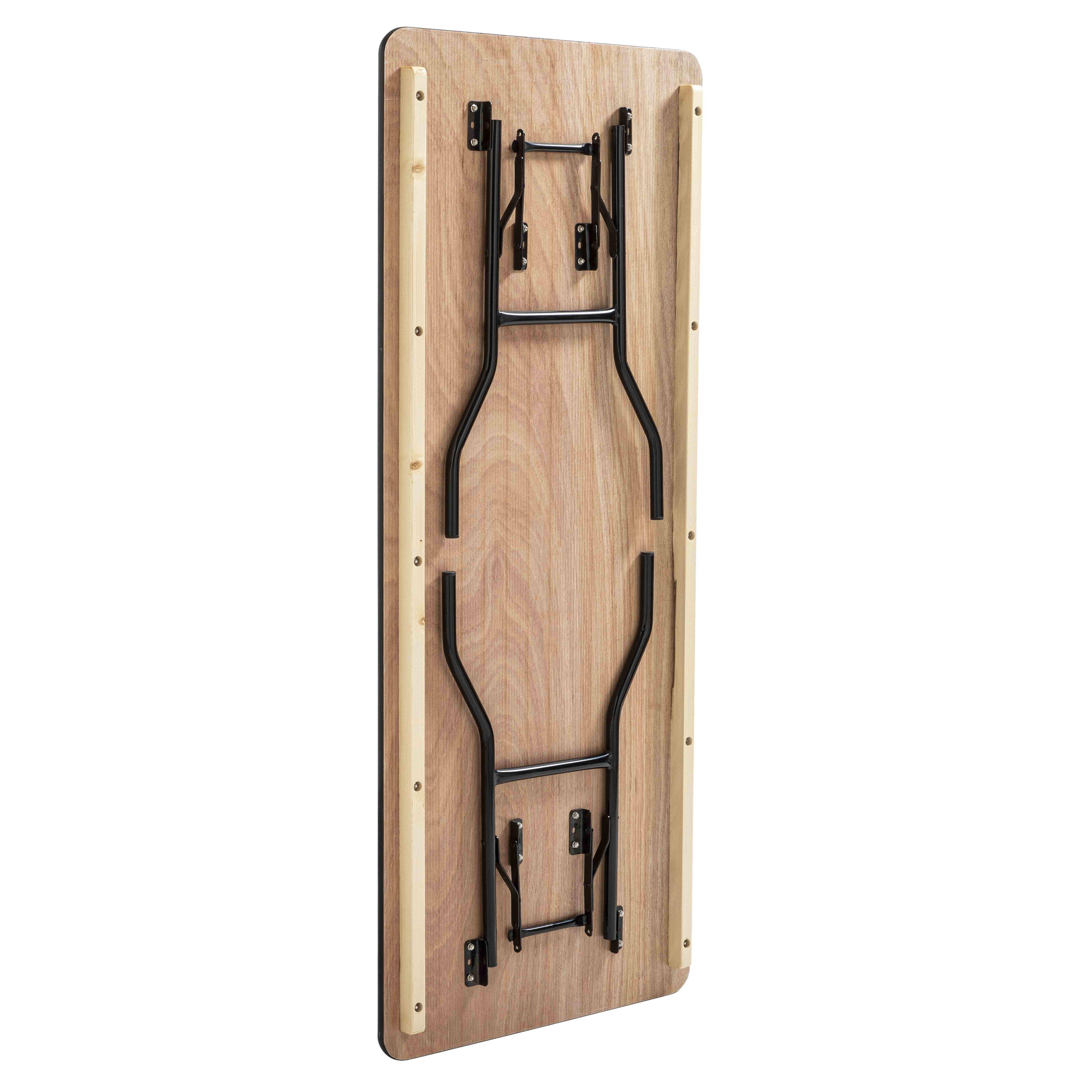 Oviala - Table pliante 180 cm en bois 8 places REKKEM - Oviala - Imagen 2
