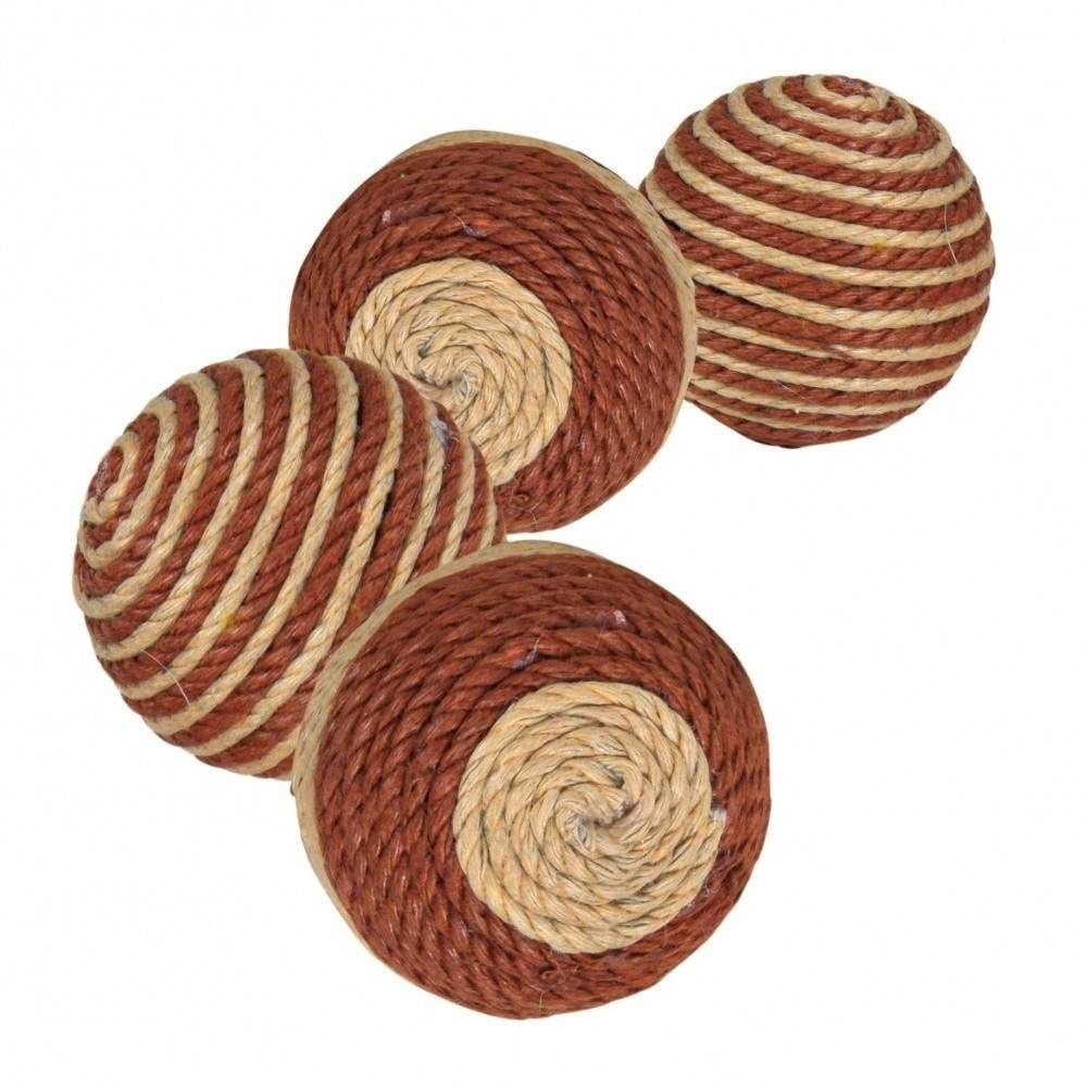 lot de 4 balles à cliquetis pour chat - Image 1