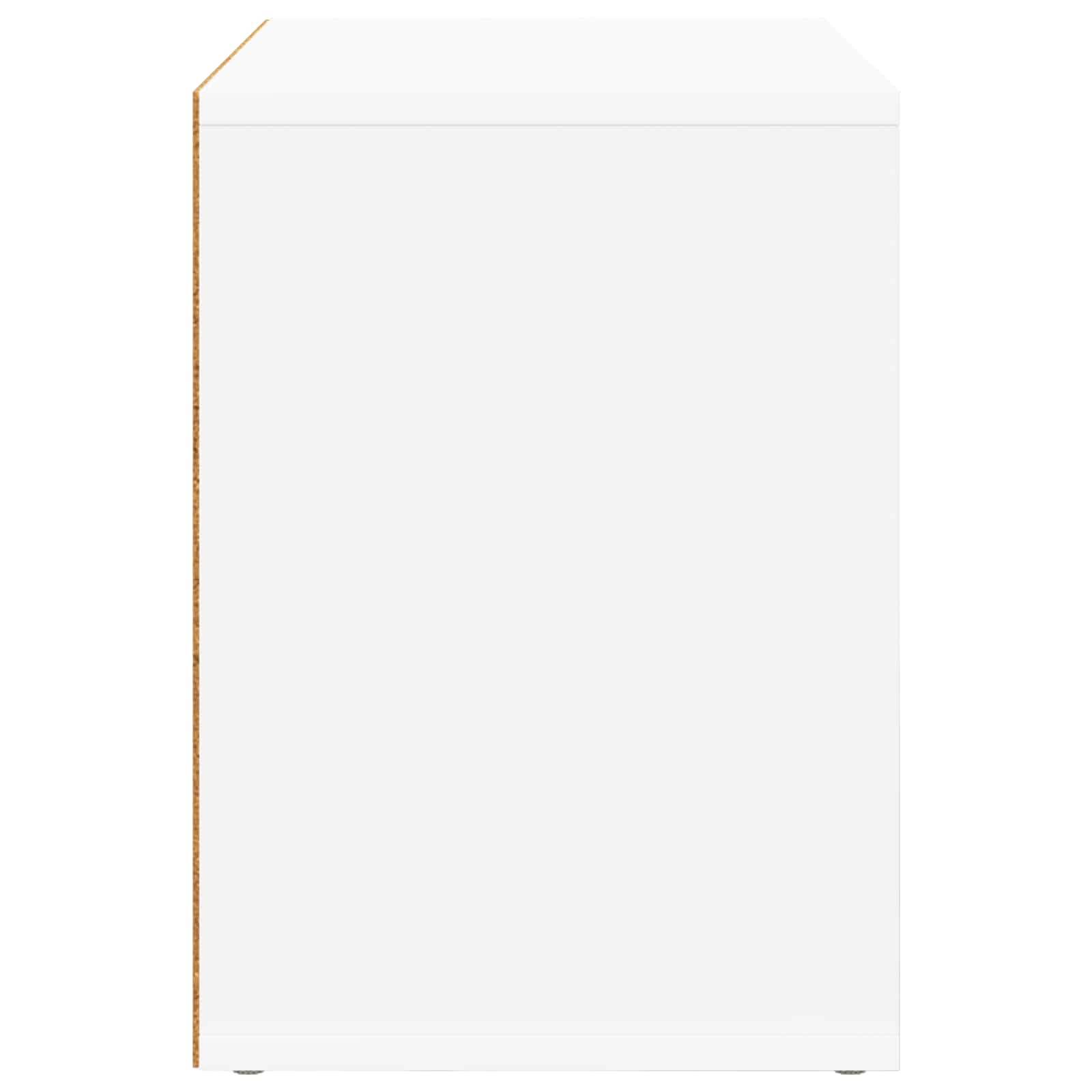 Maison pour chat bois d'ingénierie blanc 51 x 30 x 42 cm - PANGIVO - Image 6
