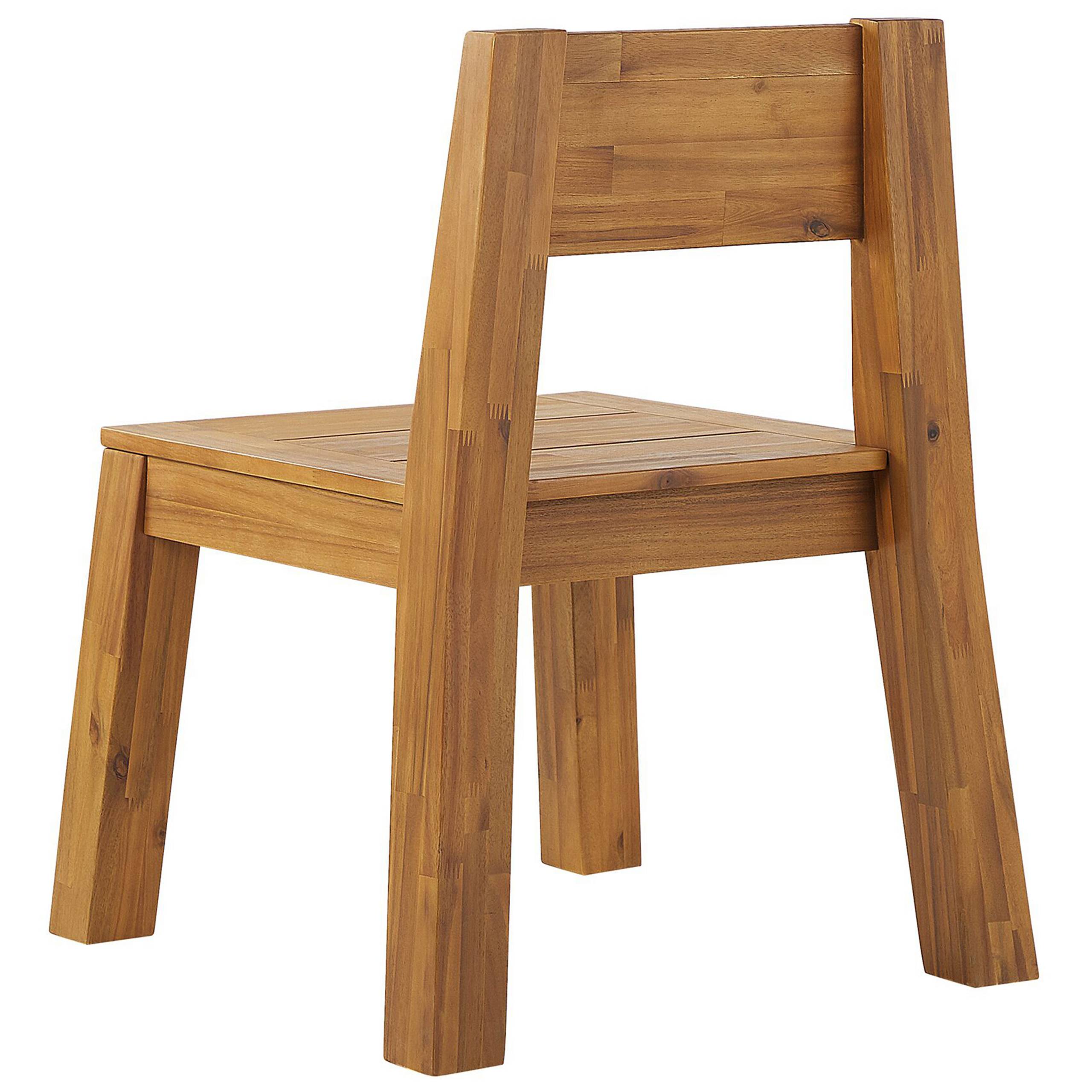 Beliani - Chaise de jardin Acacia Marron LIVORNO - Beliani - Imagen 5