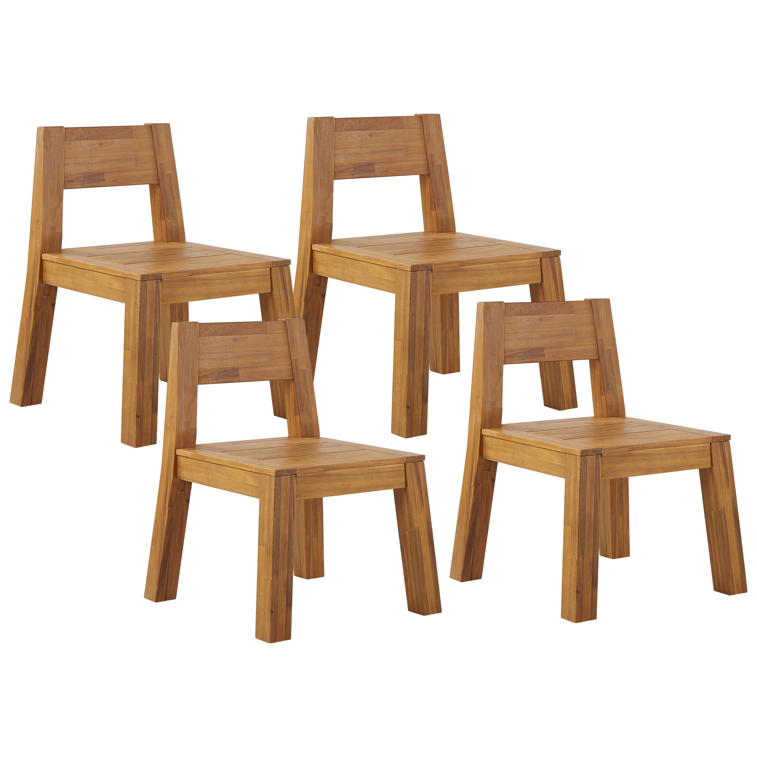 Beliani - Chaise de jardin Acacia Marron LIVORNO - Beliani - Imagen 2