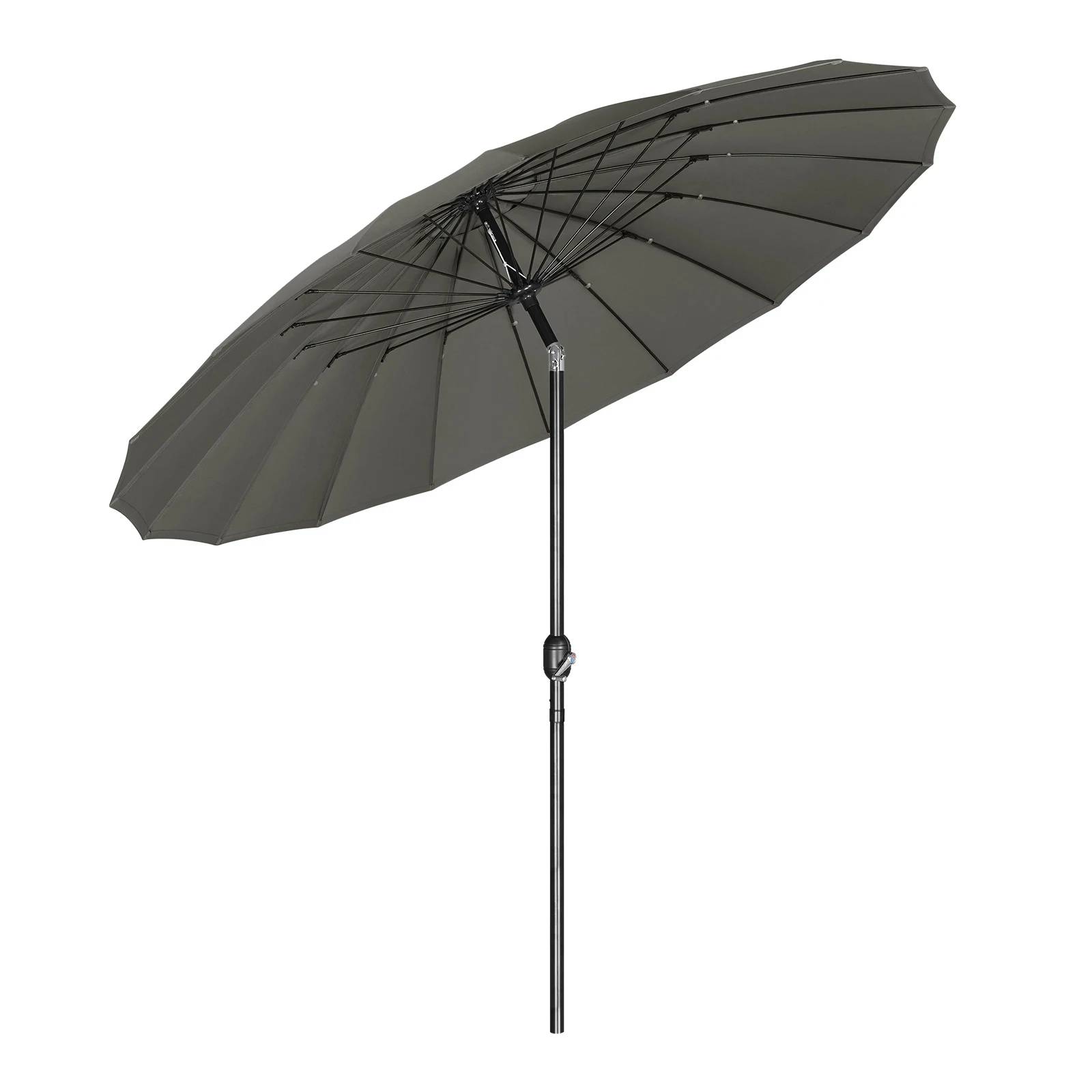 Grand parasol de terrasse, parasol de jardin, parasol pour piscine à inclinaison réglable (socle non inclus, parasol uniquement) - Image 8