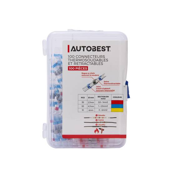 Coffret de connecteurs thermo soudable thermorétractables étanche 100 pcs - Image 5