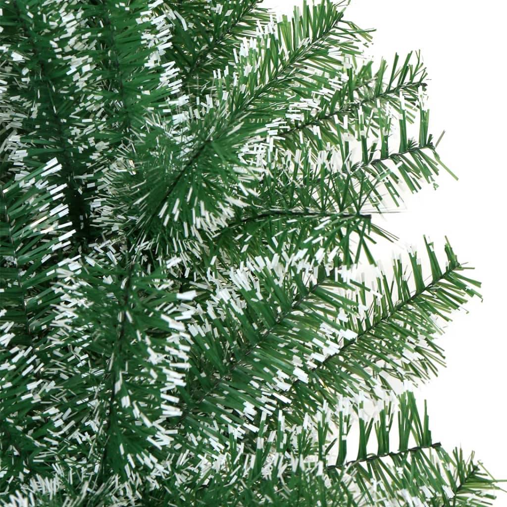 ComfortXL - Grand Sapin de Noël artificiel floqué 210 cm pour salon vert – ComfortXL Outdoor Living - Image 4