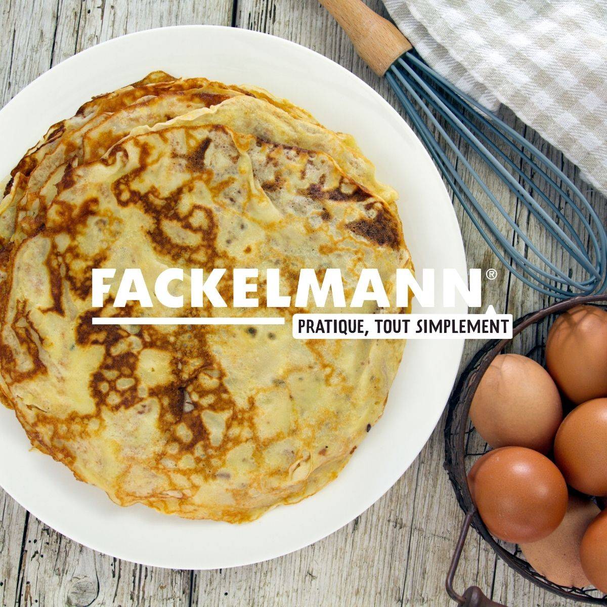 Set chandeleur crêpière 26 cm et 3 ustensiles Fackelmann Brandao - Image 7