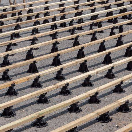 Jouplast - Plot réglable pour lambourde de terrasse surélevée - 20-30mm - lot de 60 - Imagen 9
