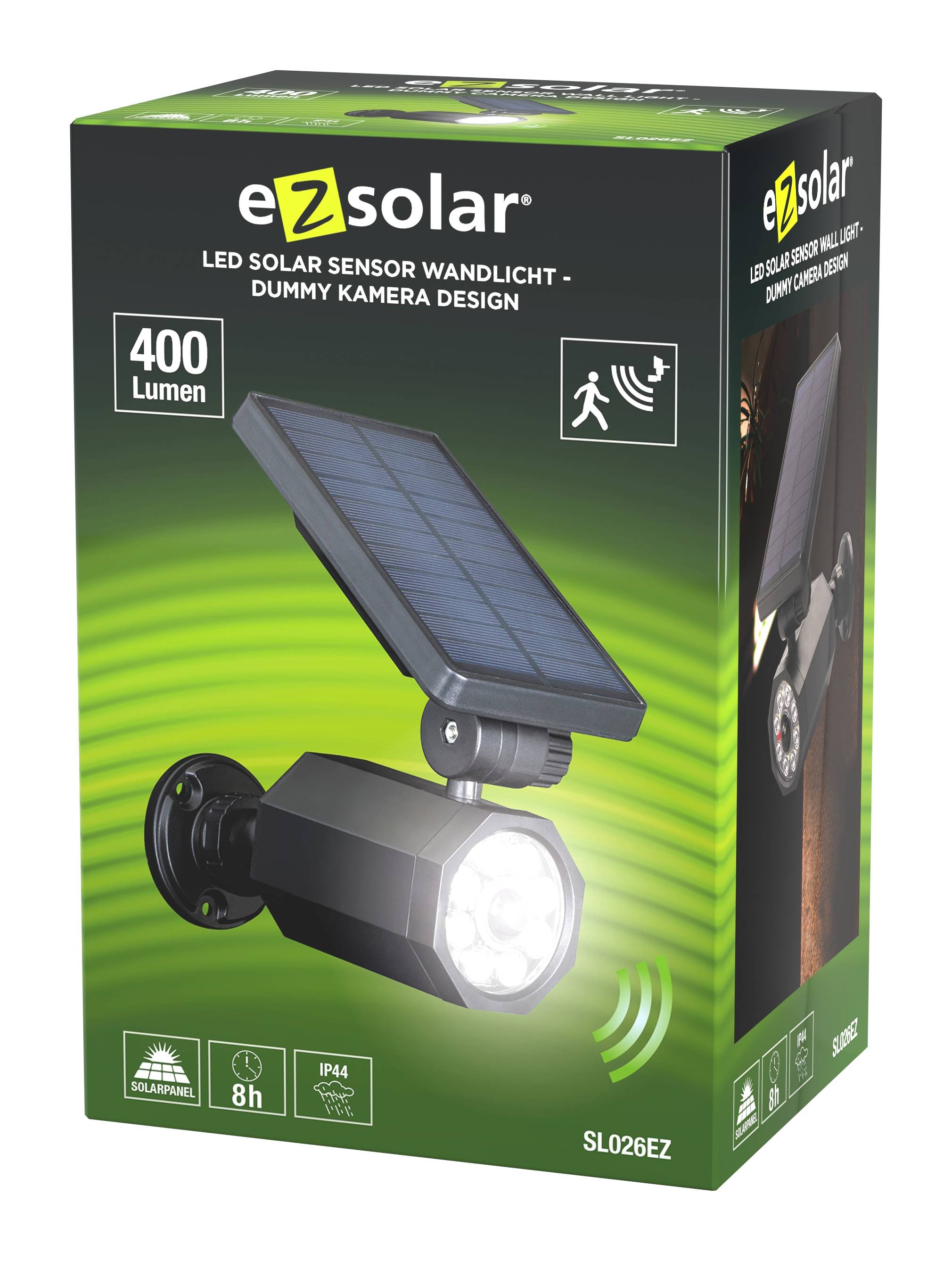Spot mural solaire EZ Solar SL026EZ - 400lm - Imagen 1