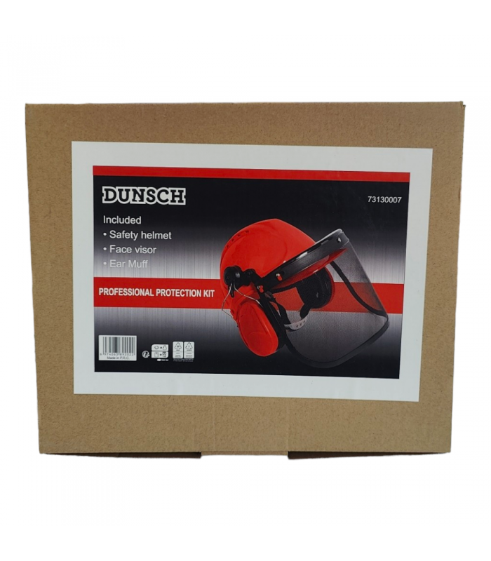 Casque de protection EPI 3 en 1 avec visière, coque et protection auditive Dunsch 73130007 - Imagen 7