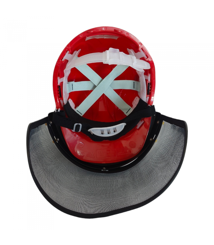 Casque de protection EPI 3 en 1 avec visière, coque et protection auditive Dunsch 73130007 - Imagen 4