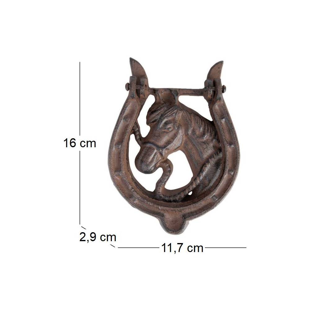 Esschert Design - Heurtoir de porte fer à cheval Best For Boots - Imagen 3
