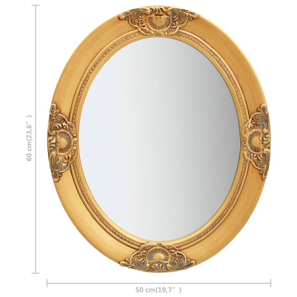 Prolenta Premium - Miroir Miramas Doré 50 X 60 cm - P87209D - Image 6