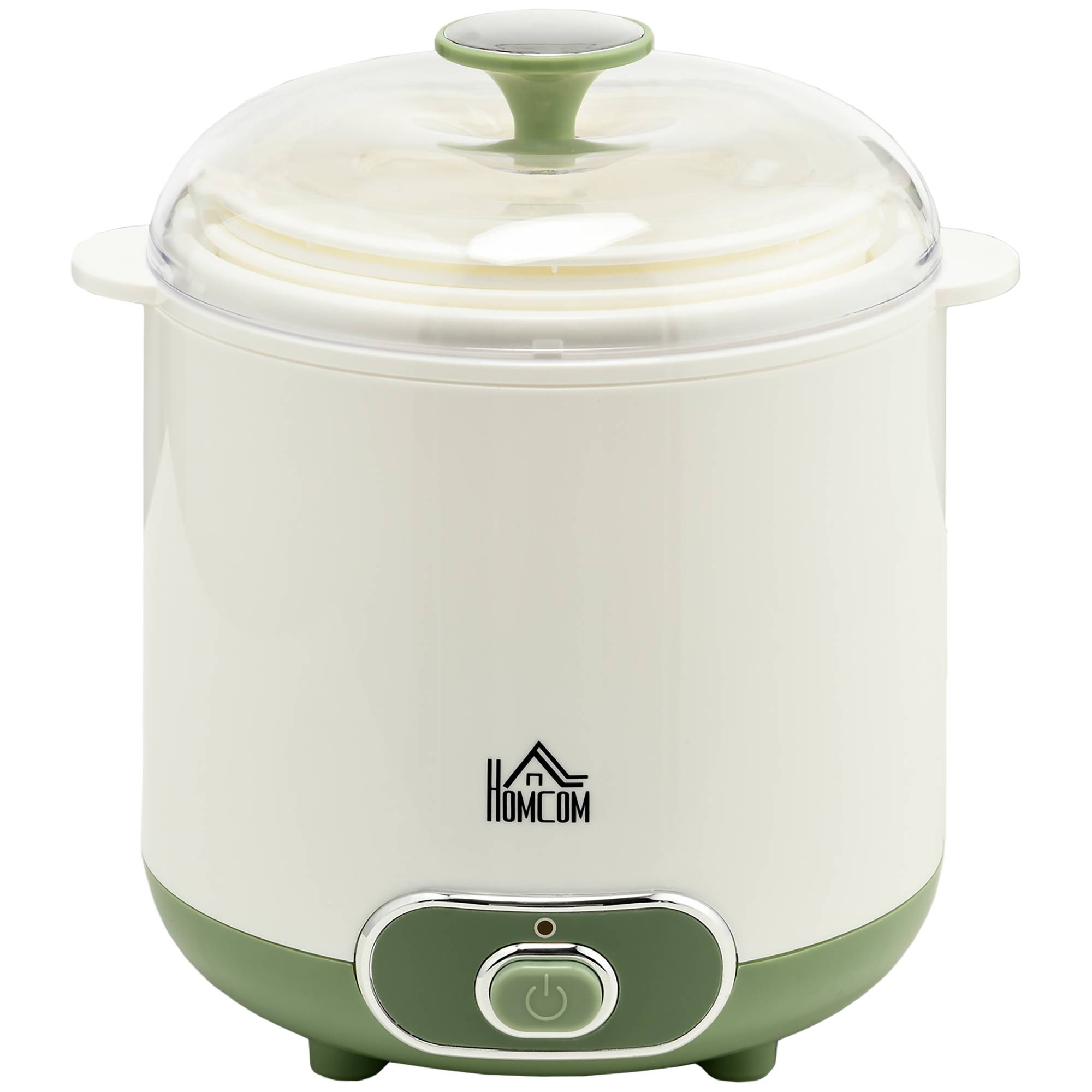 Yaourtière électrique 20W avec 2 récipients 1,5L, filtre yaourt grec et 2 couvercles, blanc - Image 2