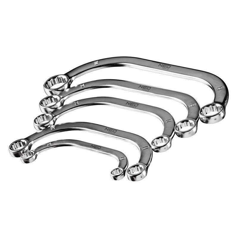 Neo Tools - Set de 5 clés mixtes incurvées demi-lune NEO TOOLS 09-176 Neo tools - Imagen 1