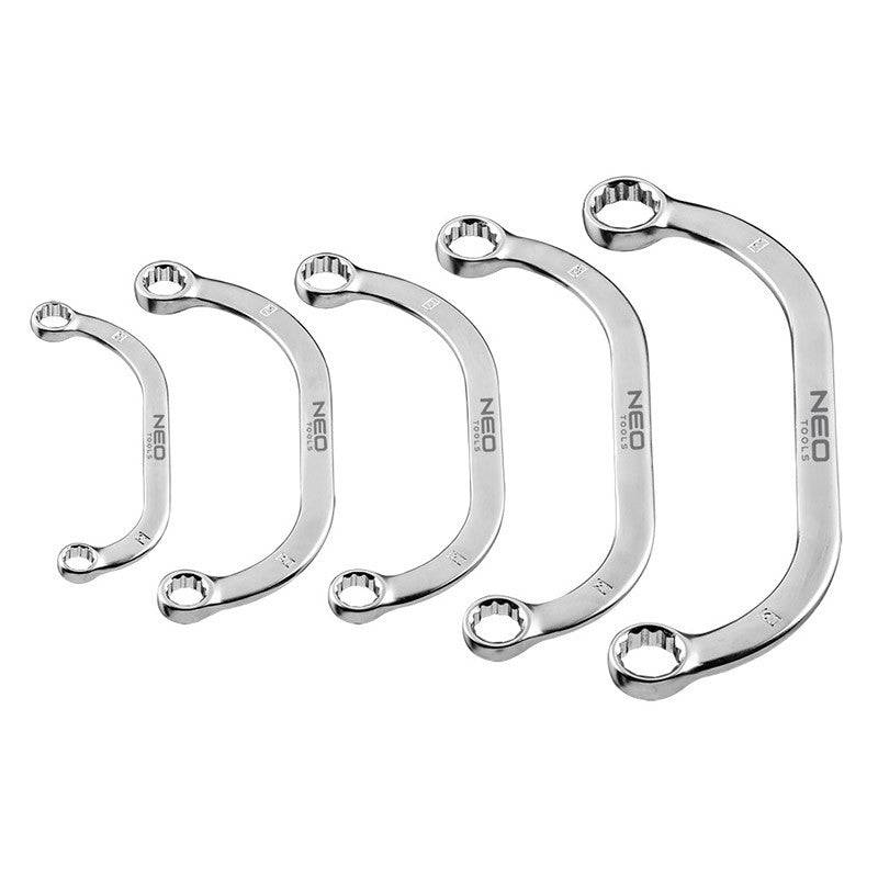 Neo Tools - Set de 5 clés mixtes incurvées demi-lune NEO TOOLS 09-176 Neo tools - Imagen 2