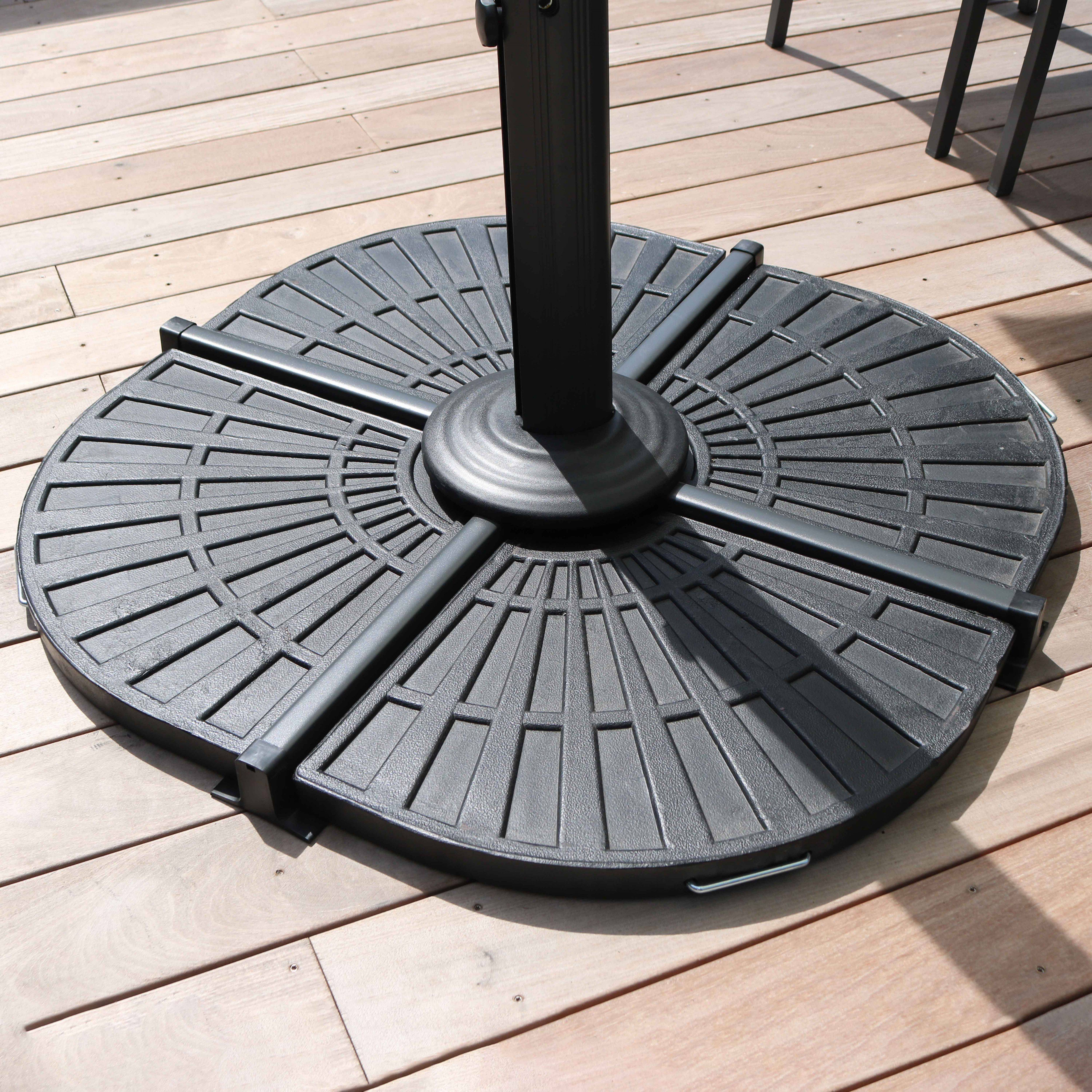 Oviala - Dalle de parasol lestée 14 kg Solys - Oviala - Imagen 2