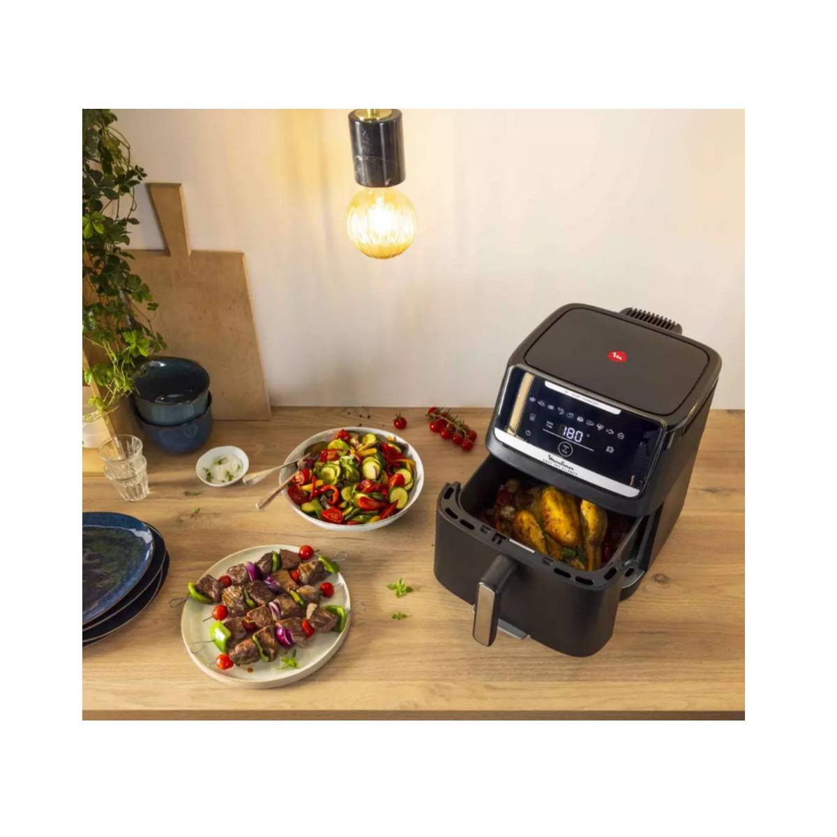 Moulinex - Friteuse sans huile 1.6kg 1800w noir EZ8428F0 Moulinex - Image 4