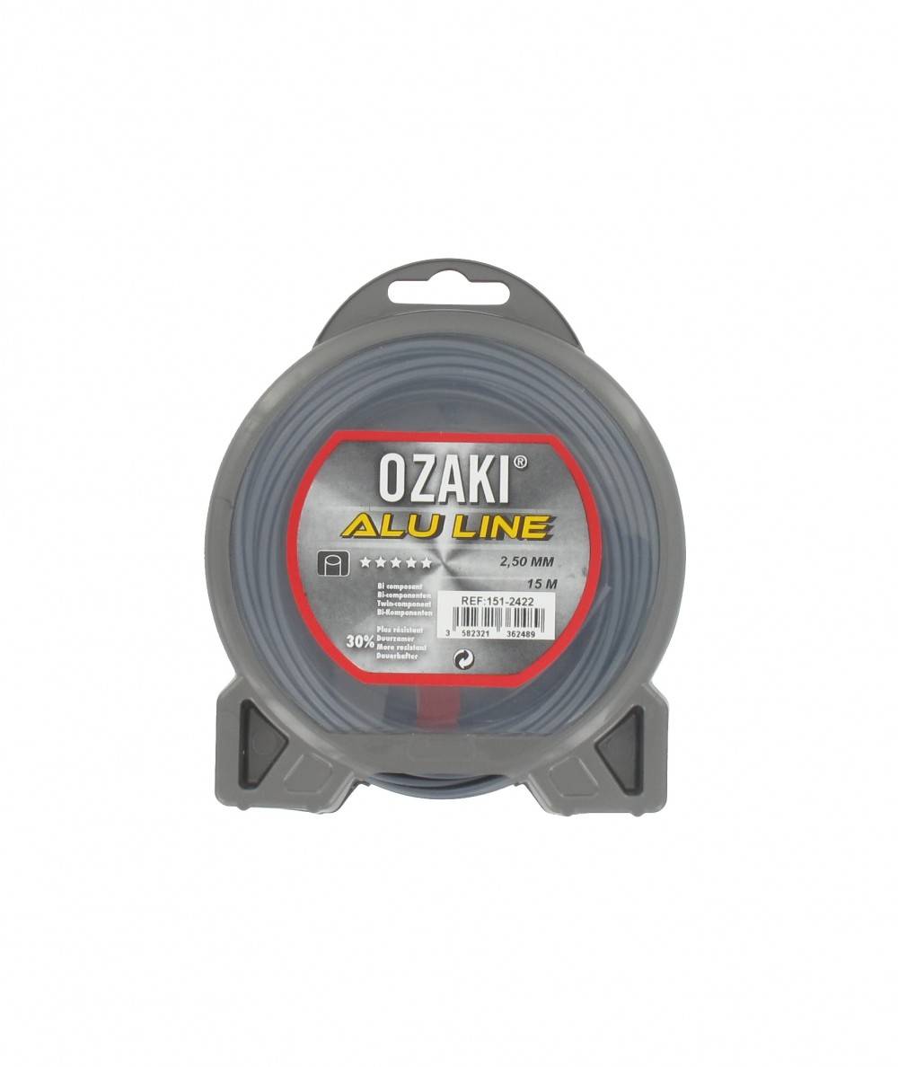 Ozaki - Coque fil nylon OZAKI ALU LINE - Longitud: 15m, Ø: 2,50mm OZAKI