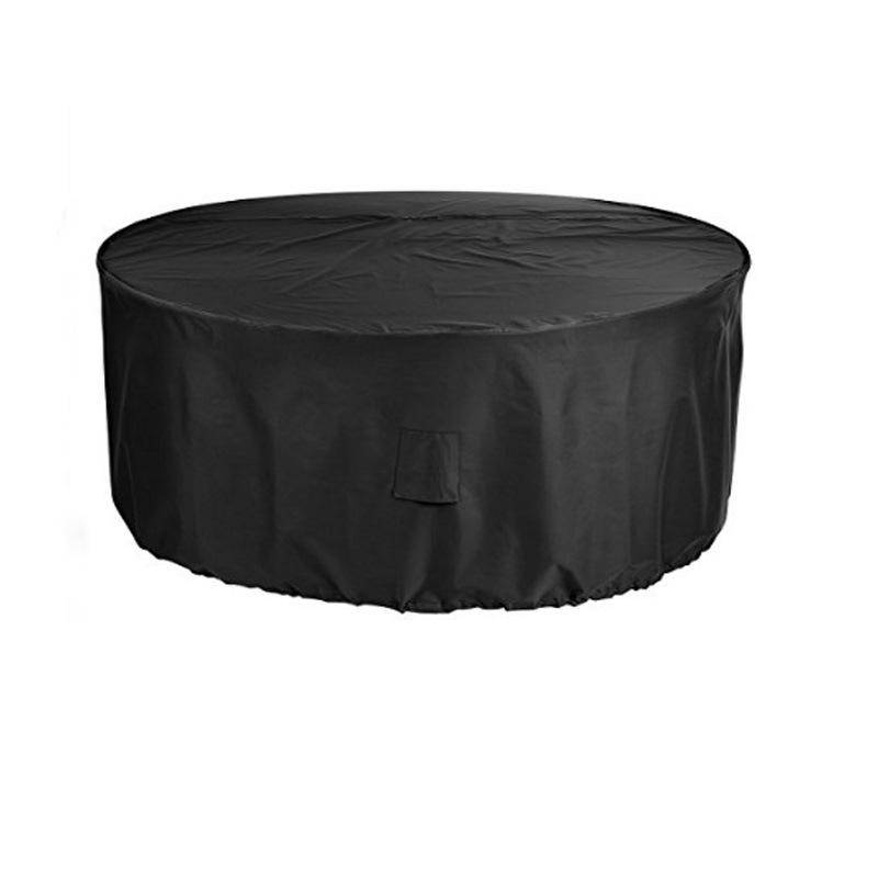 IntiMeg - Housse salon de jardin, Oxford Housse de Protection Salon de Jardin Housse Table Bâche Salon de Jardin Imperméable Résistant à la Vent , 77x70 cm - Image 1
