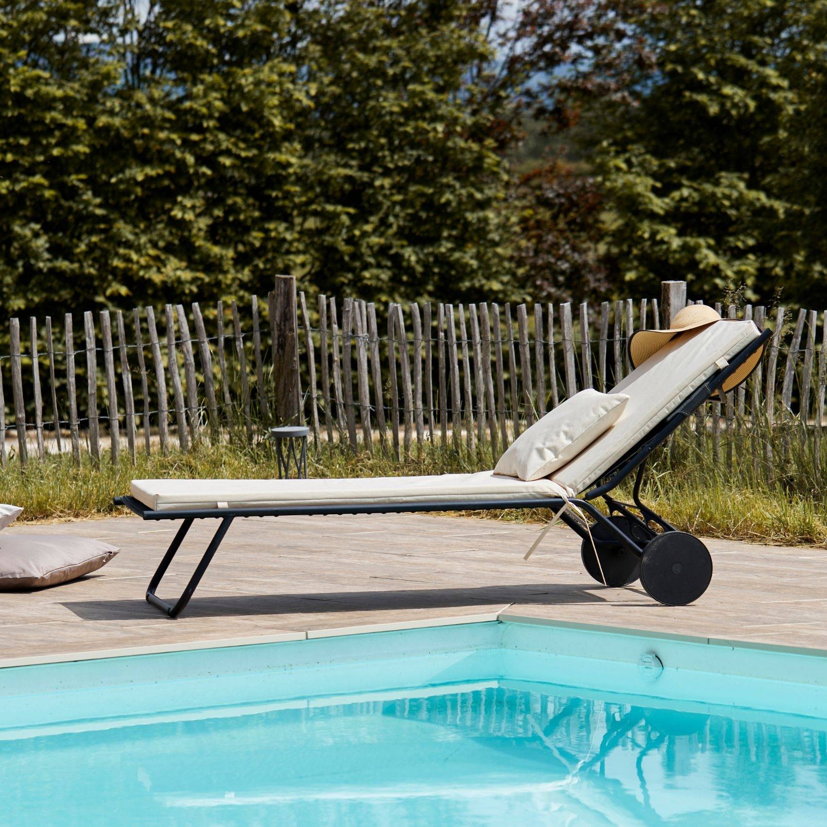Home Maison - Matelas Bain de soleil extérieur imperméable MINORQUE - HOME MAISON - Polyester - Ecru - Imagen 7