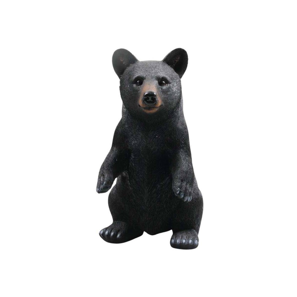 Farmwood Animals - Ours noir en résine 40 cm Debout - Imagen 1