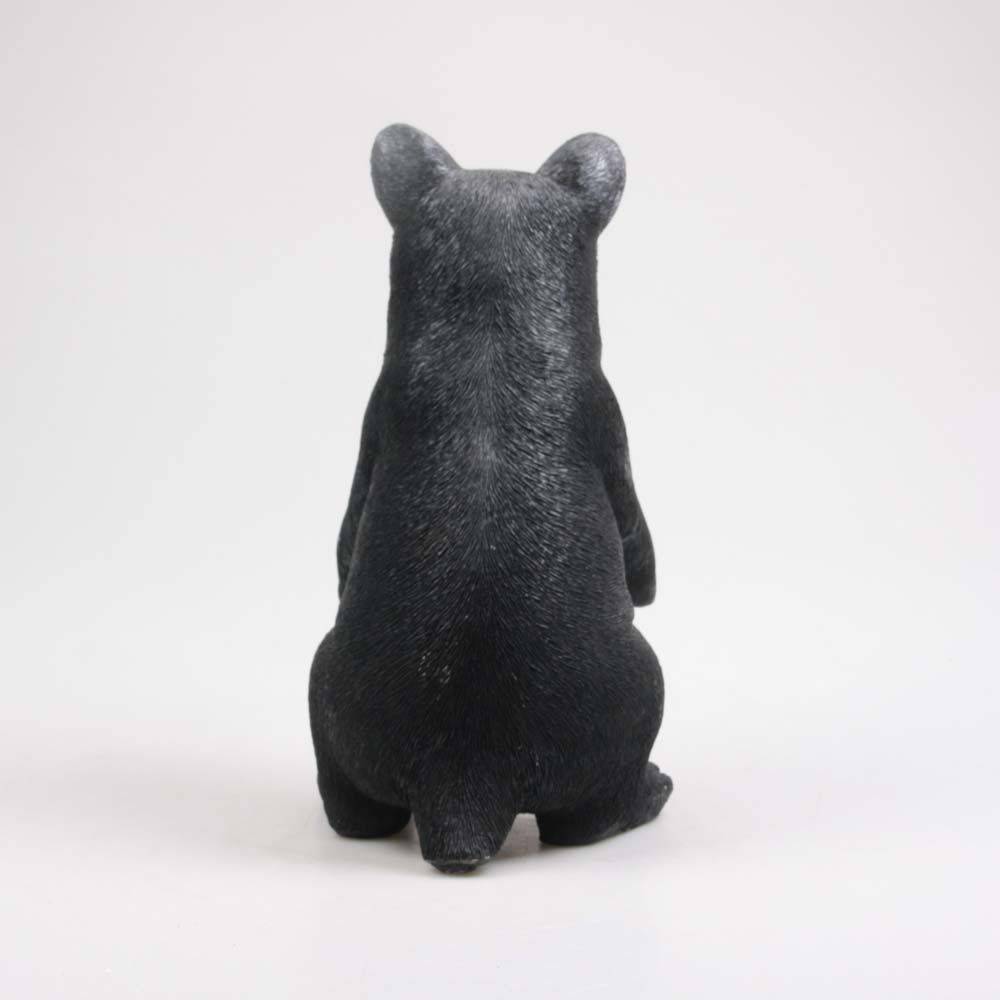 Farmwood Animals - Ours noir en résine 40 cm Debout - Imagen 3