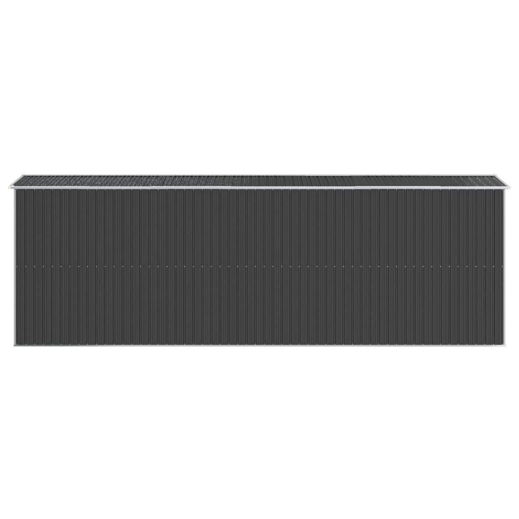 PANGIVO - Abri de jardin avec porte coulissante - Acier galvanisé - Anthracite 192x606x223 cm - Surface au sol 11,64m² - PANGIVO - Image 6
