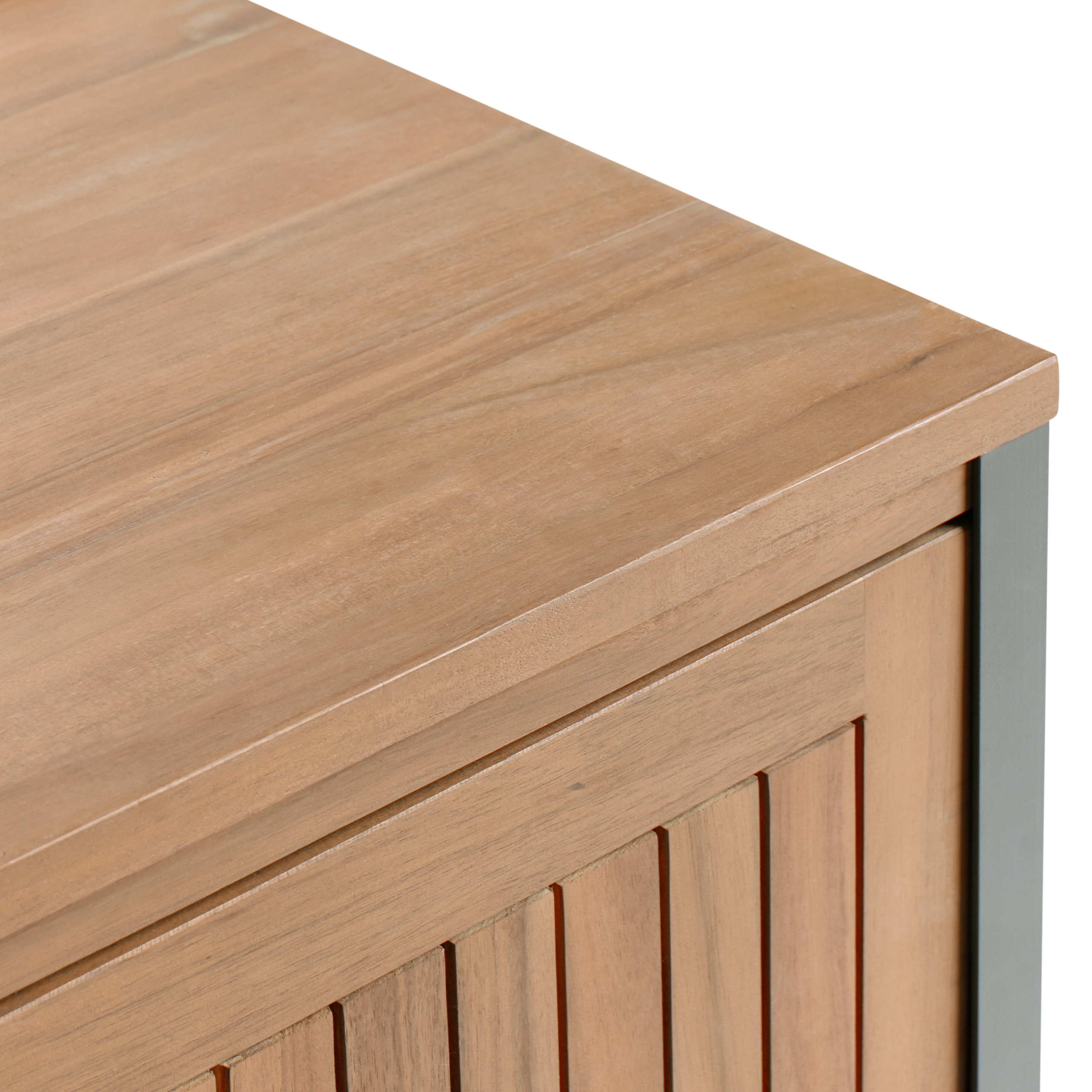 Cuisine de jardin Bois d'acacia certifié Marron IVREA - Beliani - Image 6