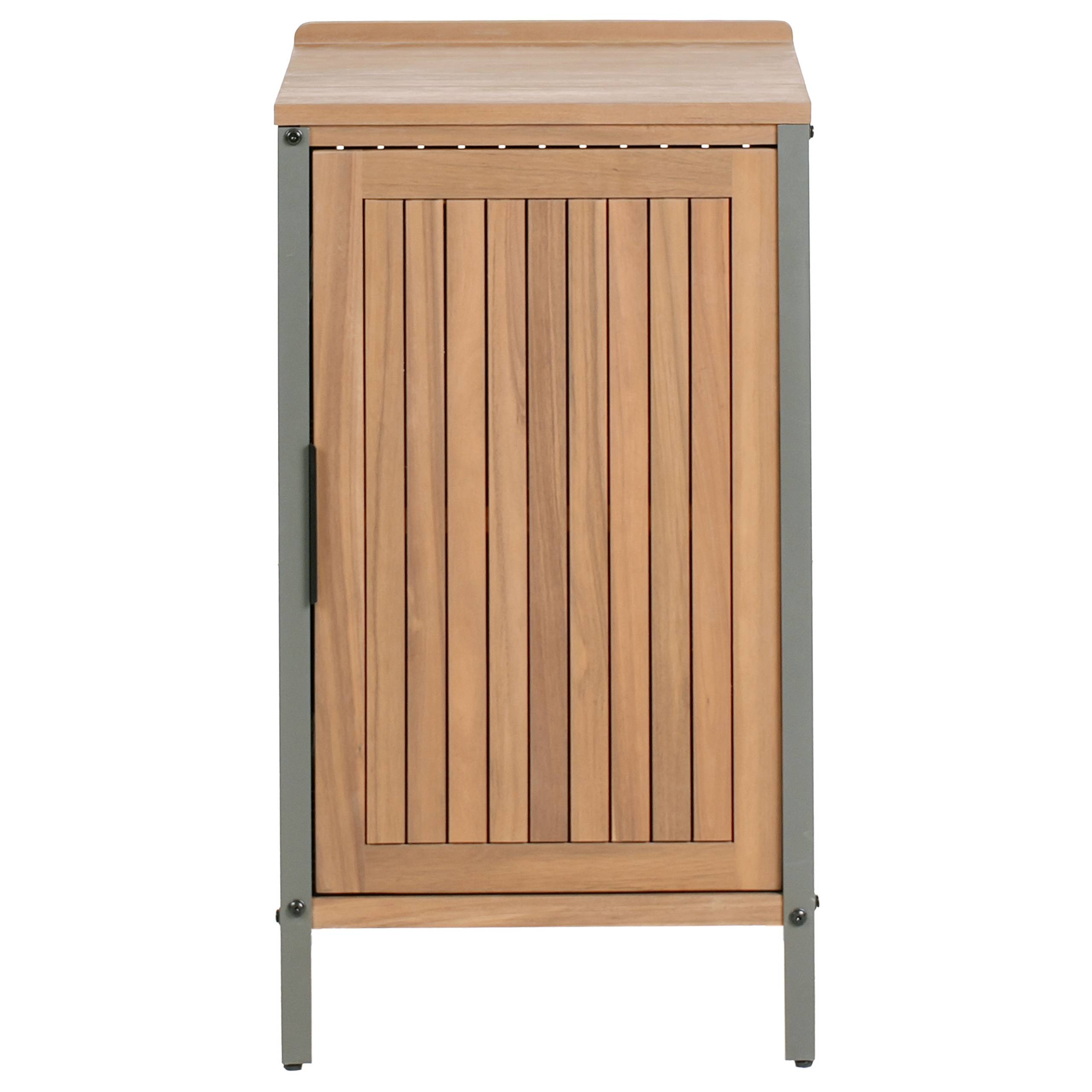 Cuisine de jardin Bois d'acacia certifié Marron IVREA - Beliani - Image 4