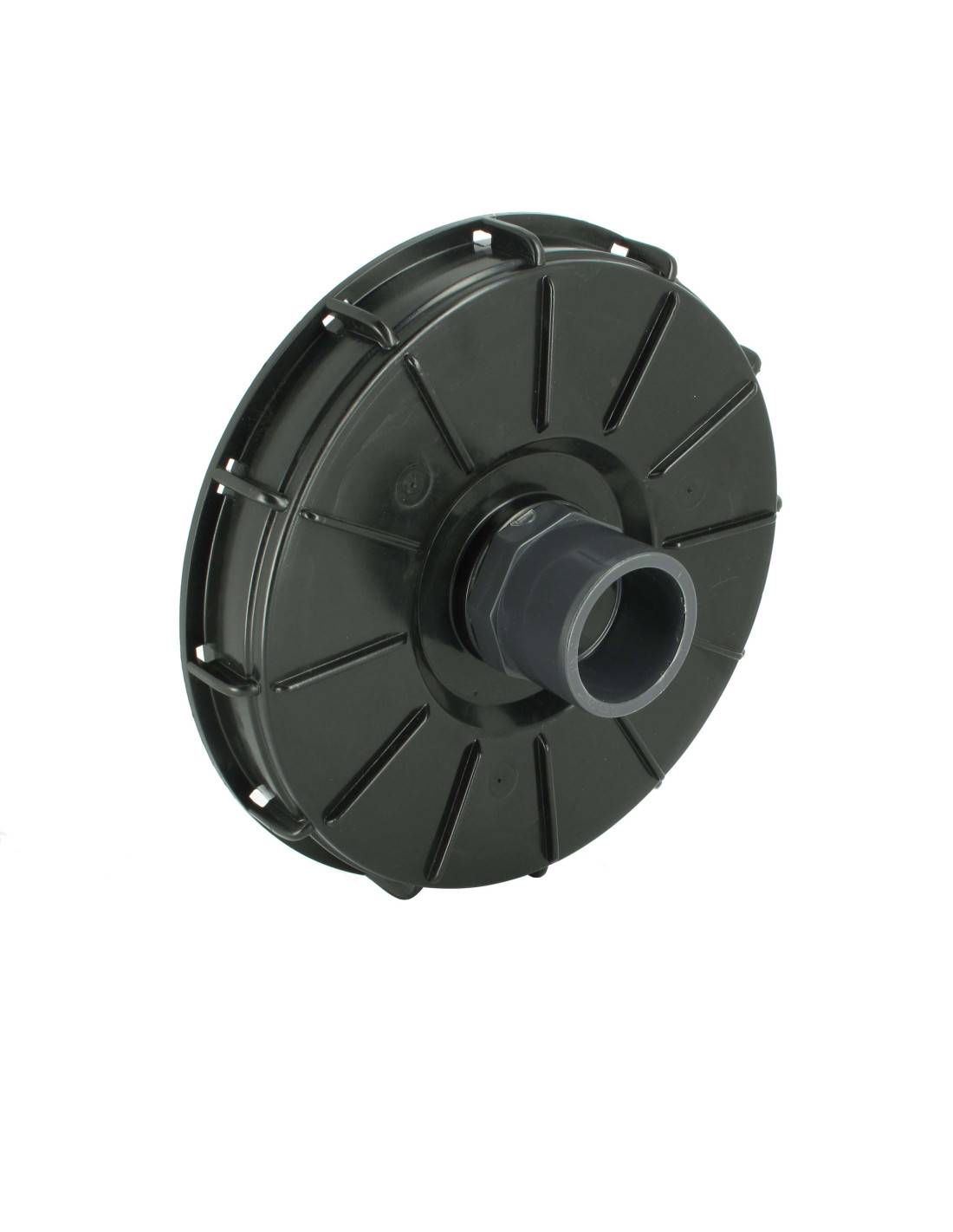Couvercle de cuve eau 1000L Diamètre 220 mm + Prise PVC 50/63 - Image 1