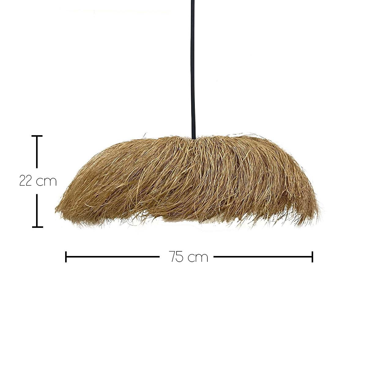 Lumisky - Suspension HAVANA Extérieure Herbe Marine et Jute D75cm - Imagen 3