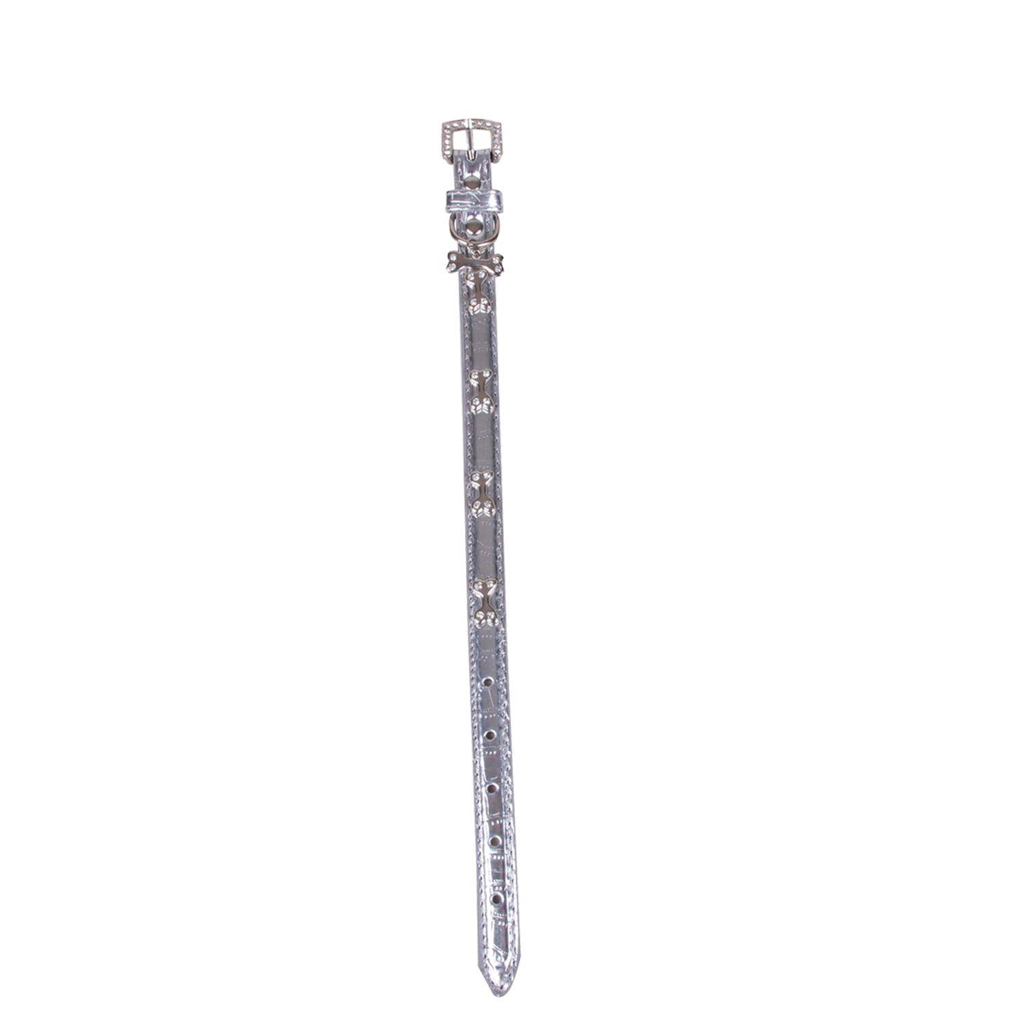 Sans Marque - Collier pour chien os en diamant Design - Taille S - Dogi