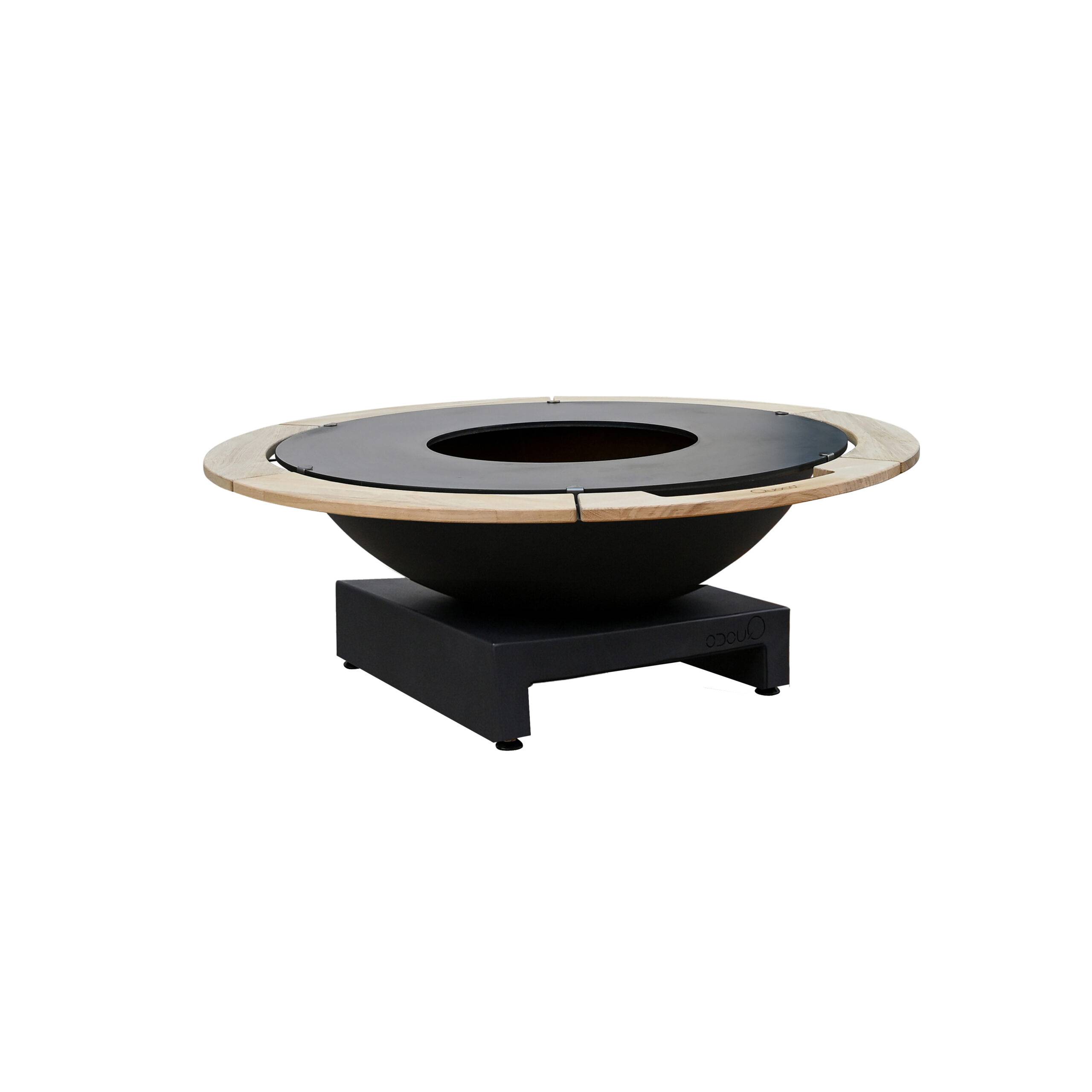 Quoco - Brasero Piatto Basso + Medium Noir diam106 - Quoco - Imagen 1