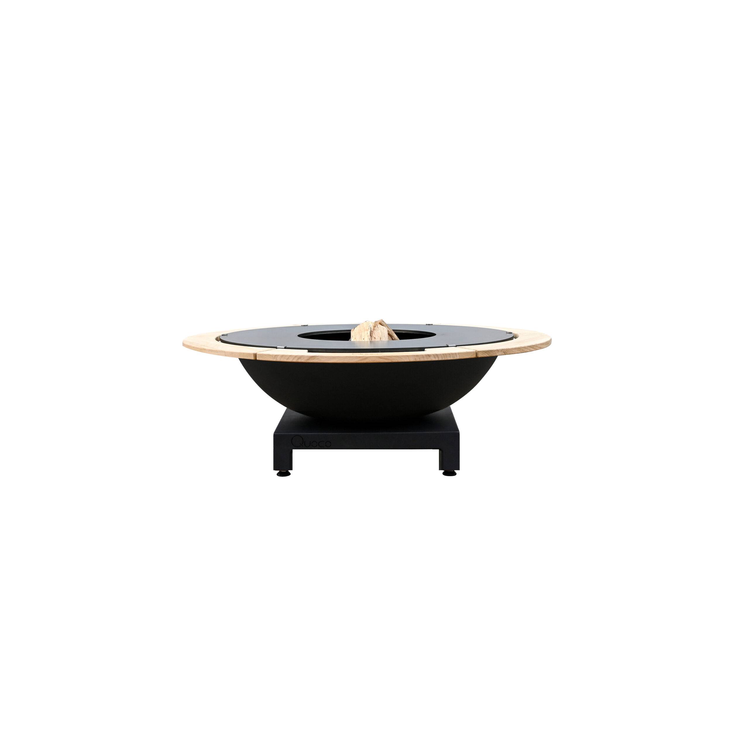 Quoco - Brasero Piatto Basso + Medium Noir diam106 - Quoco - Imagen 2