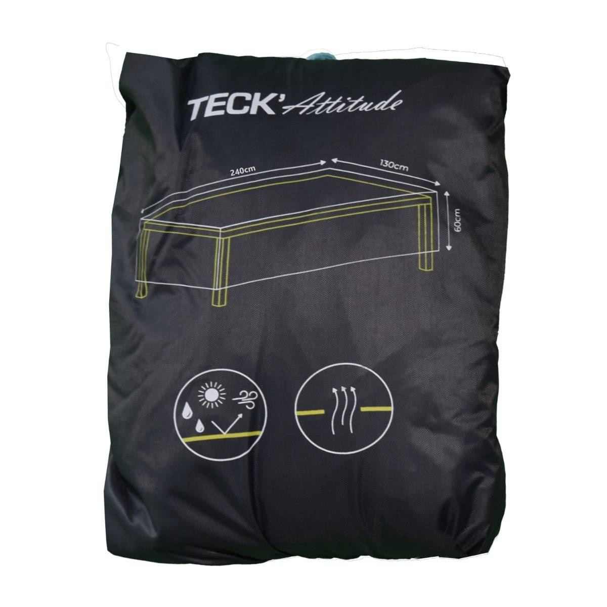 Housse pour table de jardin 240 x 130 - TECK'Attitude