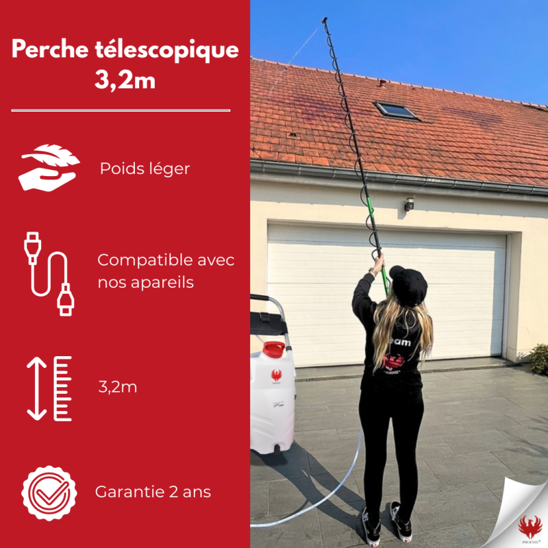 Perche télescopique pour PRO et DORSAL SPRAYER - 3,2 M - Image 2