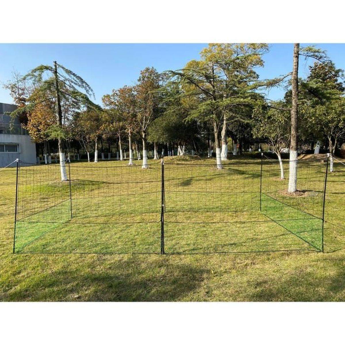 Filet d’enclos pour poules ZOLUX, kit modulable 12 m x 1,25 m, non électrifiable, 6 poteaux - ZOLUX - Imagen 2