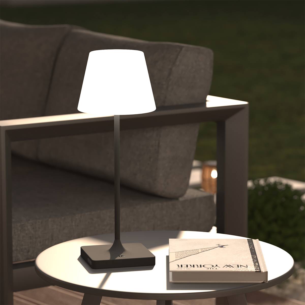 Lampe d extérieur "Rony" blanc H39cm ATMOSPHERA CREATEUR D'INTERIEUR - Imagen 8