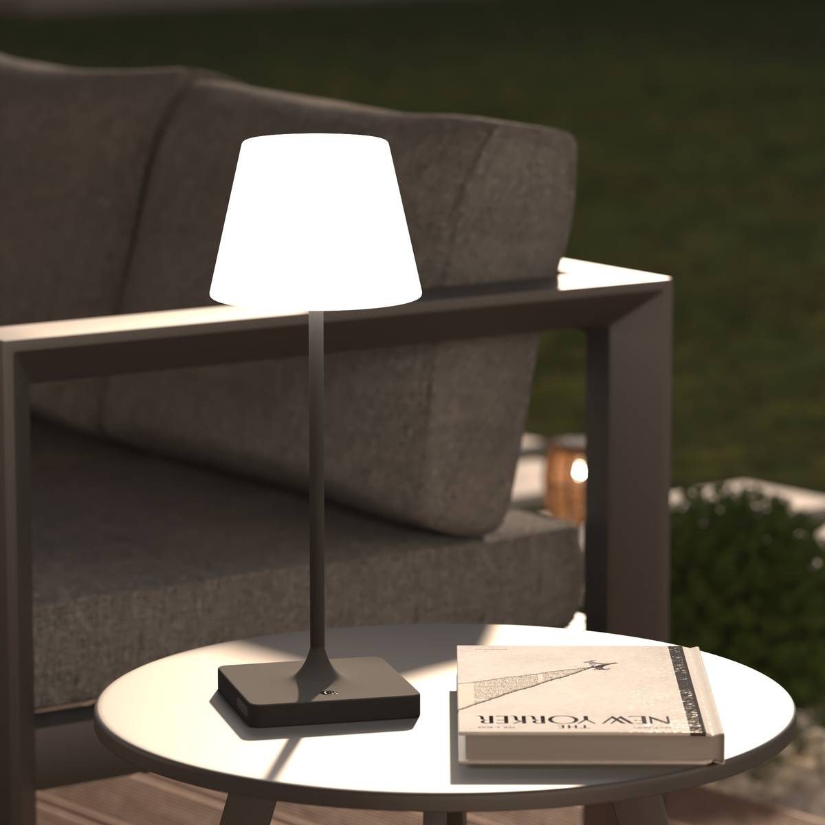 Lampe d extérieur "Rony" blanc H39cm ATMOSPHERA CREATEUR D'INTERIEUR - Imagen 6