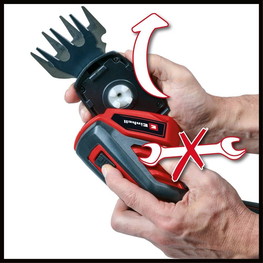 Einhell - Cisaille à gazon et taille-buissons sans fil GC-CG 3,6/70 Li Einhell - Image 3