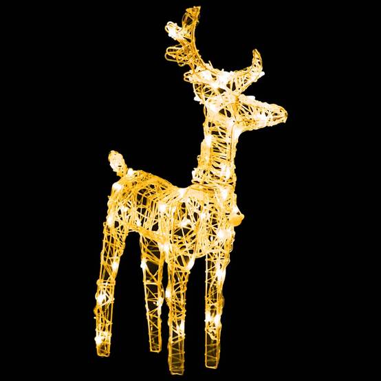 ComfortXL - Rennes Traîneau Lumineux Acrylique 160 LED Fêtes 130cm Blanc Chaud – ComfortXL Outdoor Living - Image 4