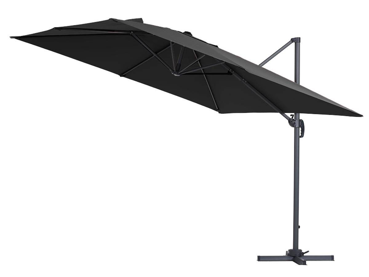 Habitat Et Jardin - Parasol Jardin Déporté Alu "sun 3" 3 X 3 M - Noir -habitat Et Jardin - Imagen 2