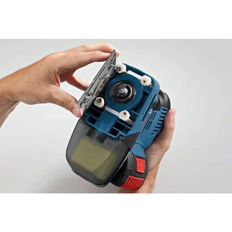 Bosch Professional - Ponceuse vibrante GSS 18V-10 - BOSCH -avec 2 batteries 18V 5.0Ah - chargeur - 3 feuilles abrasives - 3 plaques - L-Boxx - 06019D0201 - Imagen 4