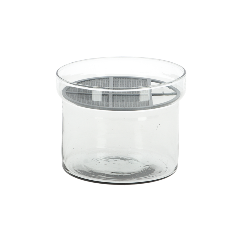 0 - Set de culture de germination en verre et plastique - Gris/Transparent - D 12 cm - Image 1