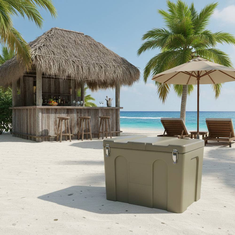 Coffre de rangement 140l- plast'up rotomoulage - Imagen 3