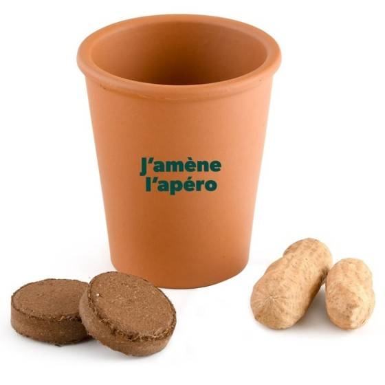 Radis et Capucine - Radis et Capucine - Carte message - J'amène l'apéro - Cacahuètes - Image 3