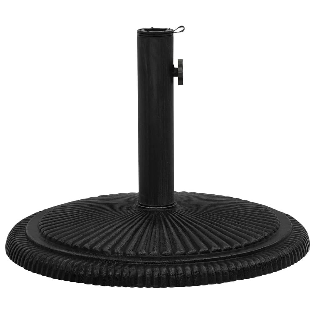 Maison Chic - Socle de parasol - accessoire parasol Noir 45x45x30 cm Fonte - MEUBLE PRO - Image 1