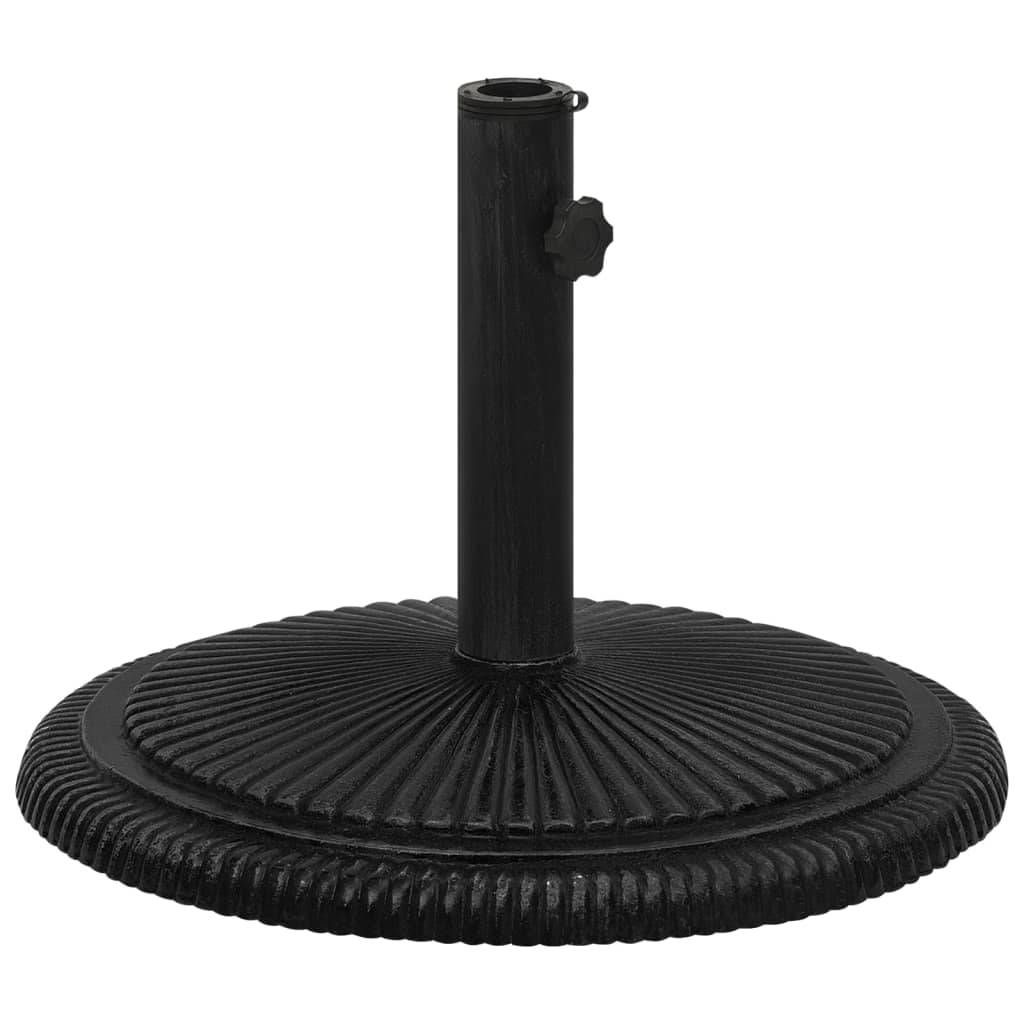 Maison Chic - Socle de parasol - accessoire parasol Noir 45x45x30 cm Fonte - MEUBLE PRO - Image 2